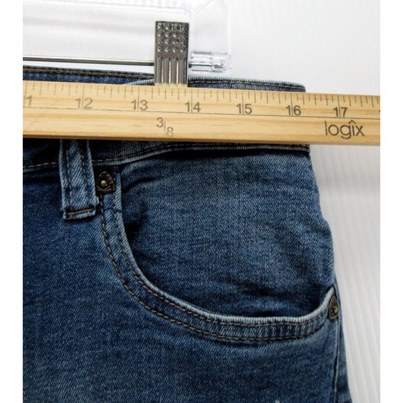 Kut From The Kloth Jeans 6 Straight Denim Pants Ripped Embroidered - Picture 3 of 13